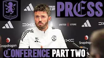 “The Boys Are Hungry To Learn” | Michael Carrick Pre-Villa | Press Conference: Part Two 🎙️