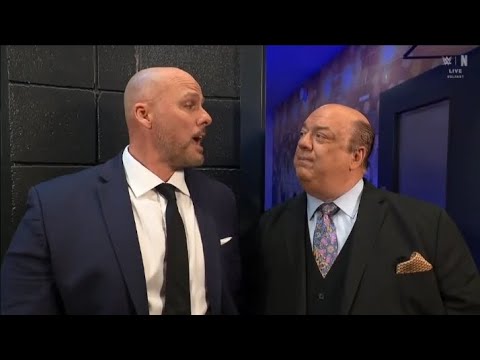 Paul Heyman & Adam Pearce backstage segment _WWE Raw 19 January 2026