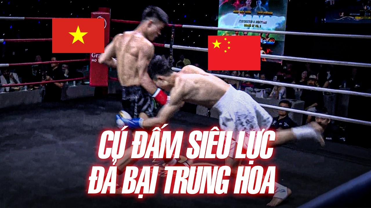 🔥Tay đấm Trung Quốc XÂY XẨM MẶT MÀY khi phải hứng chịu cú đấm SIÊU LỰC từ Kiều Duy Quân