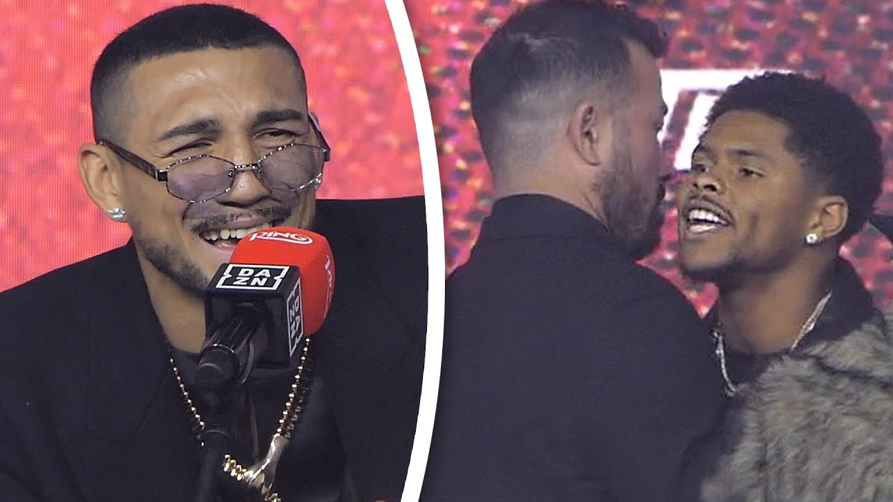 “I’ll Smack the Sh*t Out of You” - Pure Chaos at the Teofimo vs. Shakur Press Conference