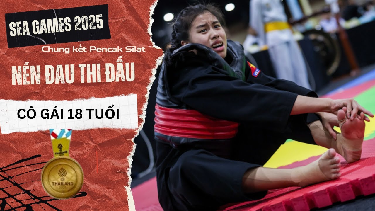 Chung kết 55kg Pencak Silat: Cô gái 18 tuổi xứ Thanh chấn thương nặng vẫn nỗ lực thi đấu