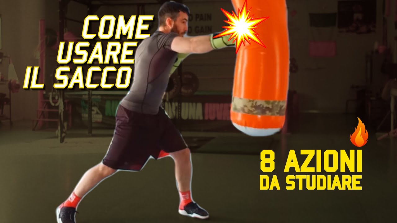 Combinazioni di colpi al sacco da boxe - come usare il sacco per migliorare nel pugilato - TUTORIAL