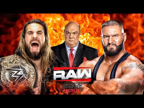 Seth Rollins vs Bron Breakker WWE RAW NETFLIX 2K25 - The Big Dog vs The Visionary
