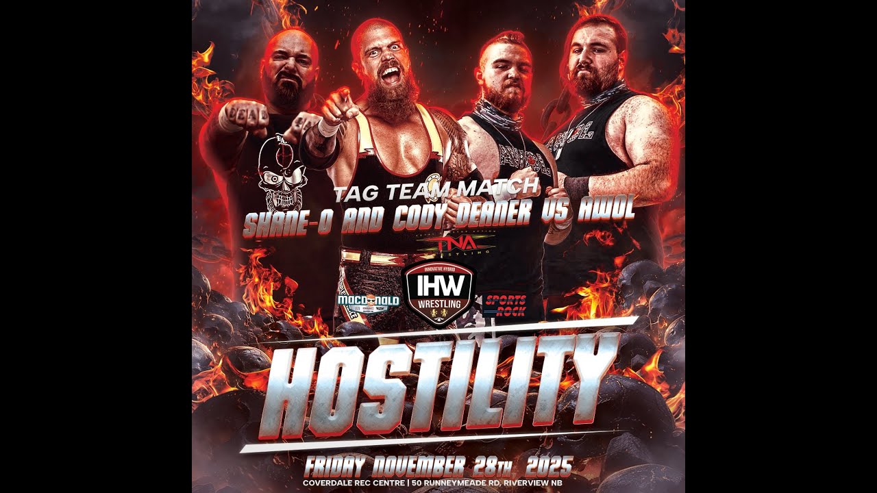 TNA Wrestling star Cody Deaner & Shane-O vs AWOL | IHW Wrestling - Hostility: Match #1