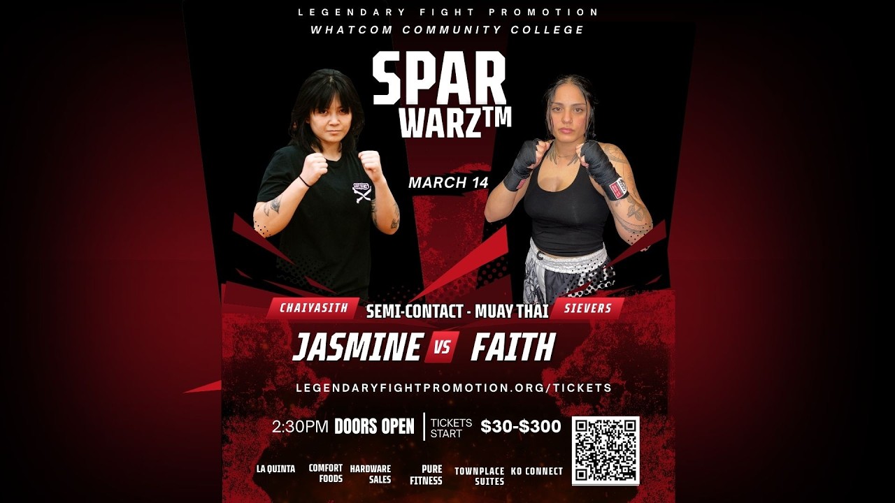 Jasmin Chaiyasith vs Faith Sievers   SparWarz 20