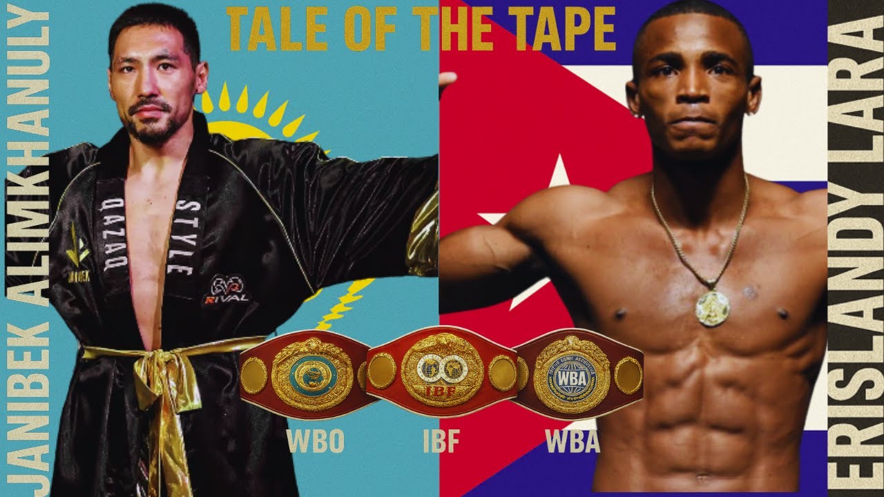 Janibek Alimkhanuly vs. Erislandy Lara - Tale Of The Tape: Unification Battle | Age vs. Power!