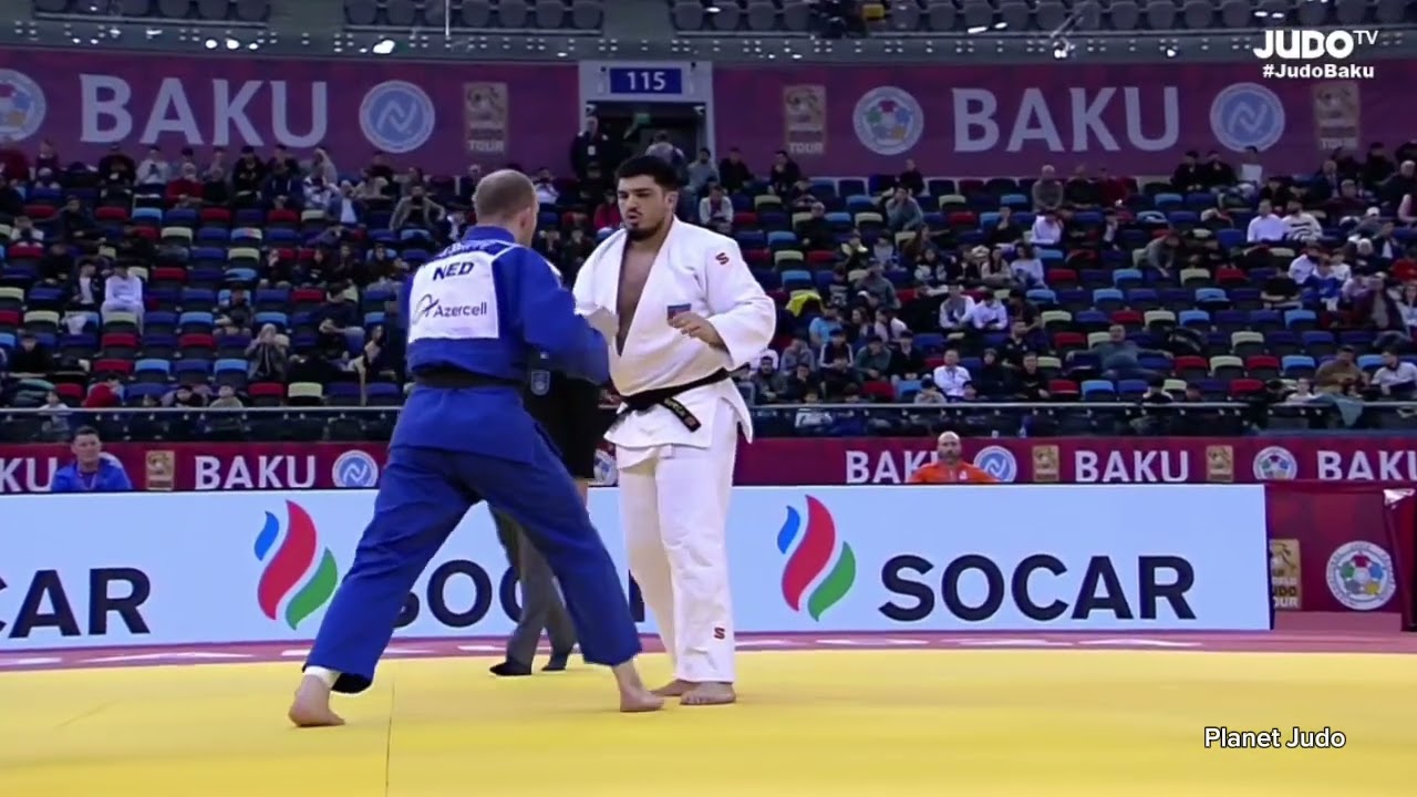 Dzhamal GAMZATKHANOV 🇦🇿 🆚️ Jelle SNIPPE 🇳🇱 | полуфинал /+100кг | Большой Шлем Баку 2024