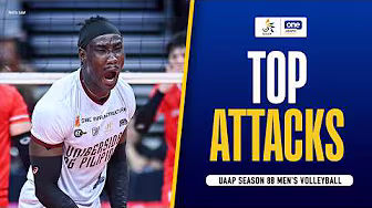 TOP ATTACKS | UAAP SEASON 88 MEN’S VOLLEYBALL ROUND 1 | HIGHLIGHTS