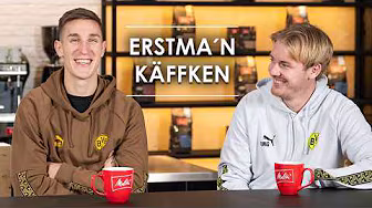 Who do the lads spend the most time with on the team? 🤔 But first coffee with Schlotti, Brandt & Co.