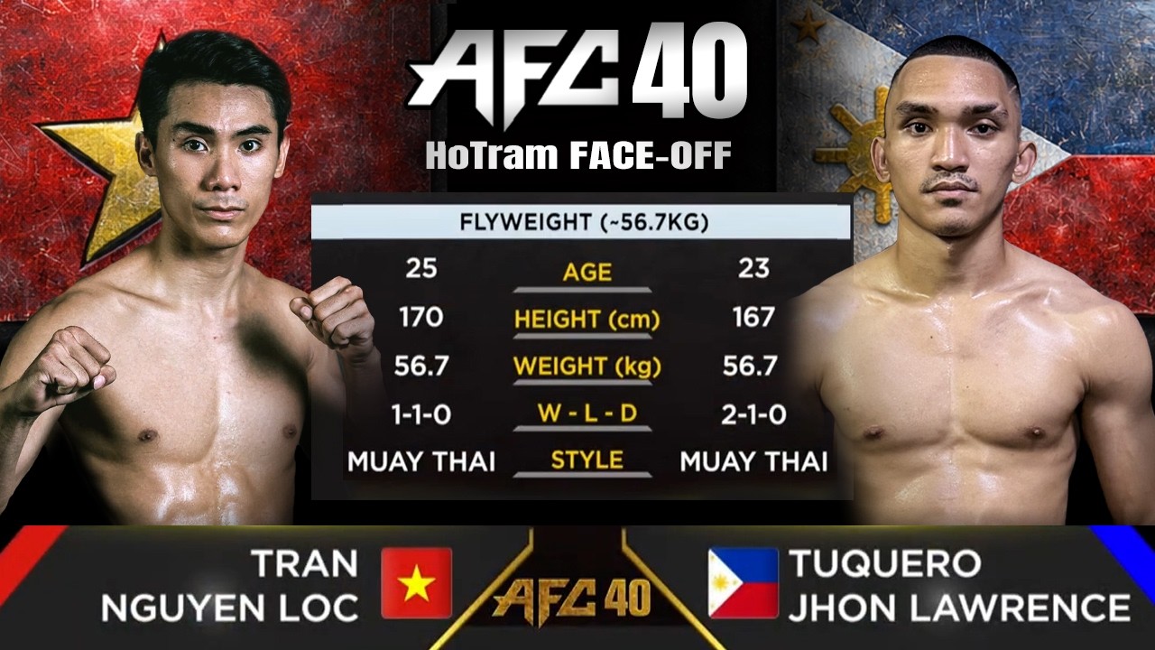 AFC40 제 1경기 Tran Nguyen Loc vs John Lawrence Tuquero