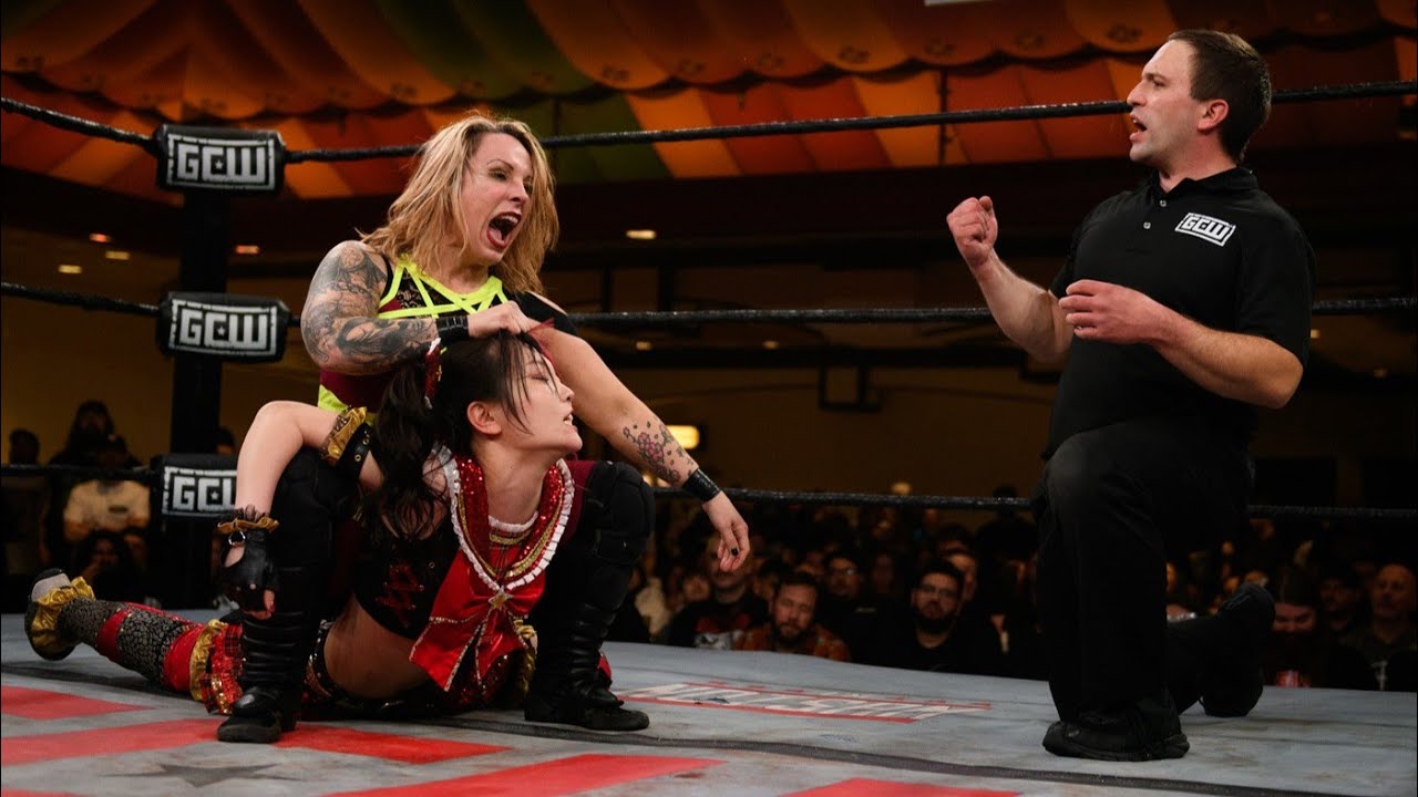 2023 -  LuFisto Vs Maki Itoh #womenswrestling #indiewrestling #joshi #lutteféminine #gcwwrestling