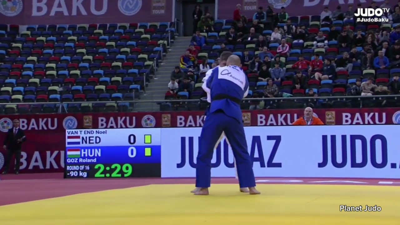 Noel VAN T END 🇳🇱 🆚️ Roland GOZ 🇭🇺 | 3 раунд /-90кг | Большой Шлем Баку 2024