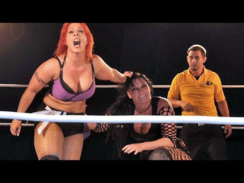 2014 - LuFisto & Kimber Lee & Vs Jessicka Havok & Nevaeh #womenswrestling #indiewrestling #tna