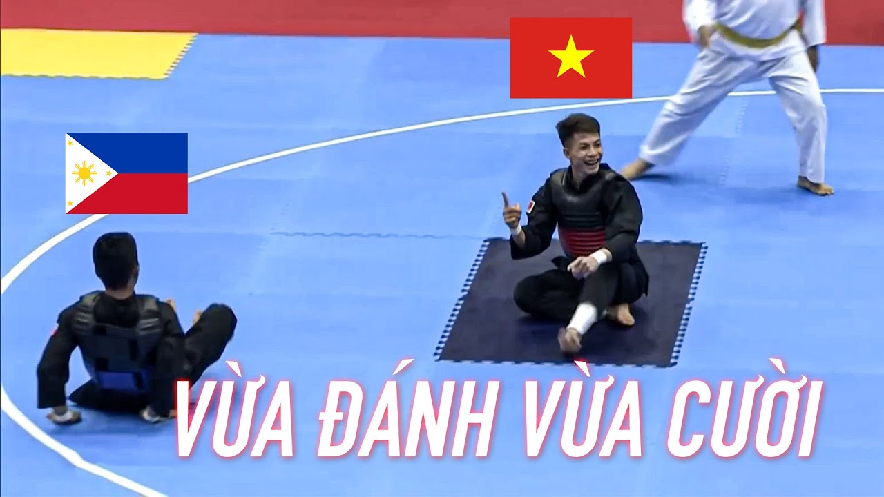Đẳng cấp OUT TRÌNH, Võ sĩ Việt VỪA ĐÁNH VỪA CƯỜI khiến cao thủ Philippnies khóc thét ở SEA Games