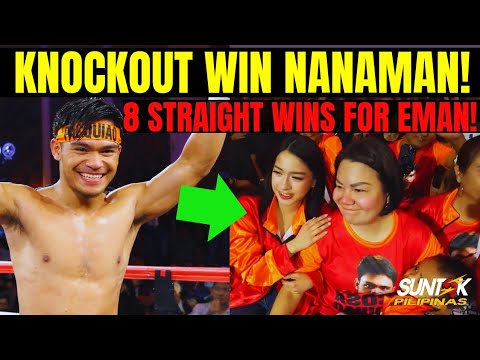 SOBRANG LAKAS PARANG PAPA NIYA TALAGA! ILANG BESES PINABAGSAK KALABAN! | EMAN BACOSA VS KUNDIMANG 