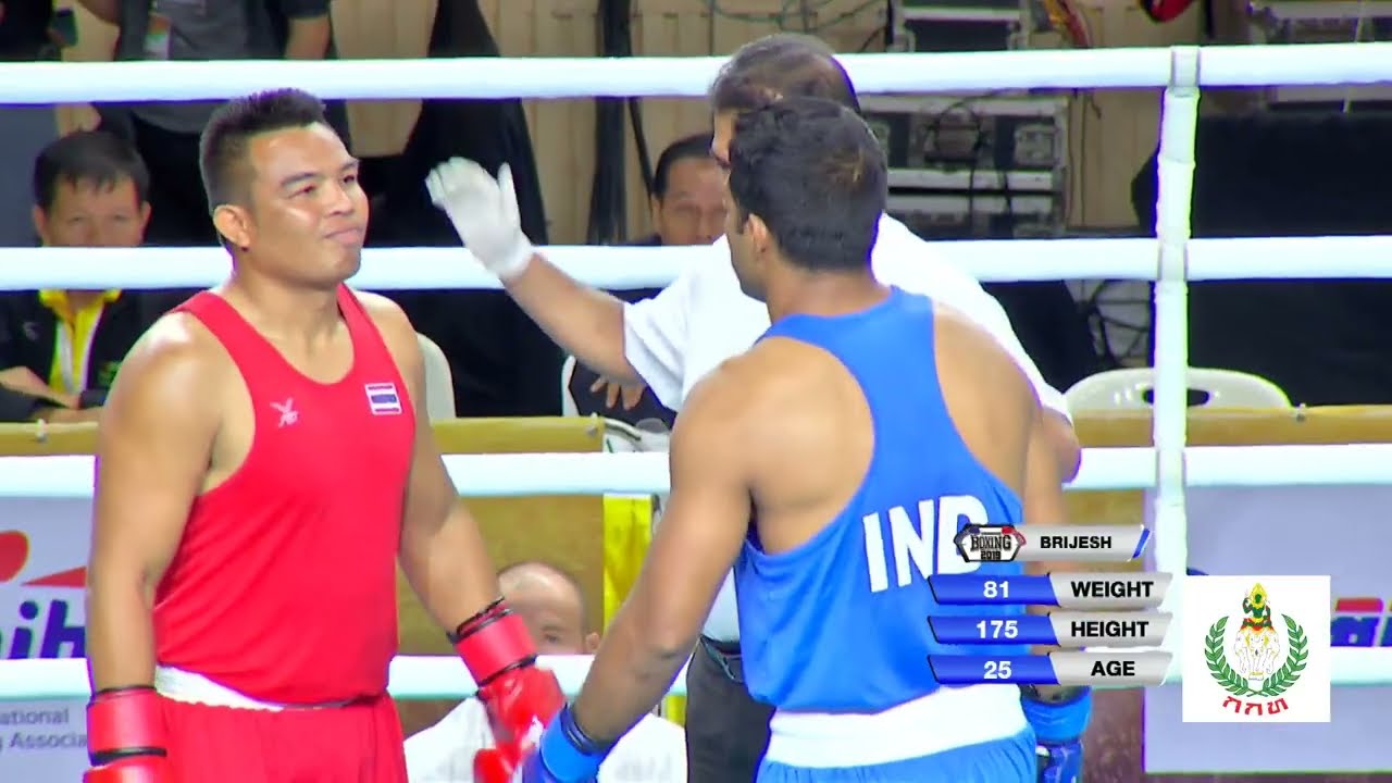 Anawat Thongkratok (THA) vs. Brijesh Yadav (IND) Thailand Open 2019 Final (81kg)