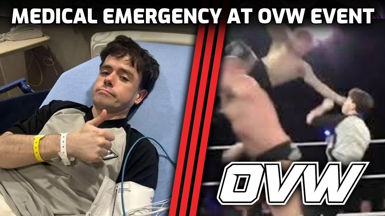 Referee Dallas Edwards recovering after "brain injury" during OVW match