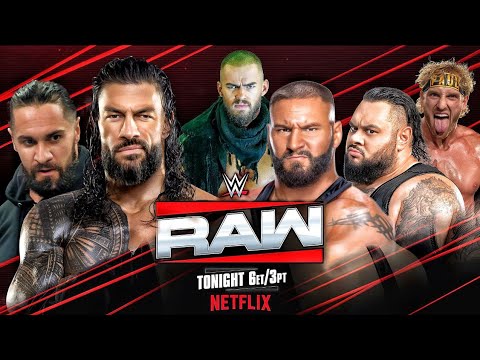 Seth Rollins & Roman Reigns Vs Bron Breakker & Bronson Reed WWE RAW 2026 - The Shield Vs The Vision