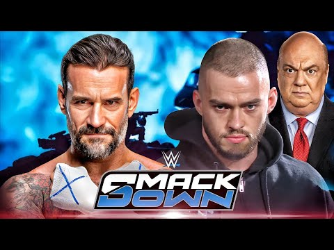 CM Punk vs Austin Theory With Paul Heyman WWE SMACKDOWN 2K25 - The Best In The World vs Masked Man