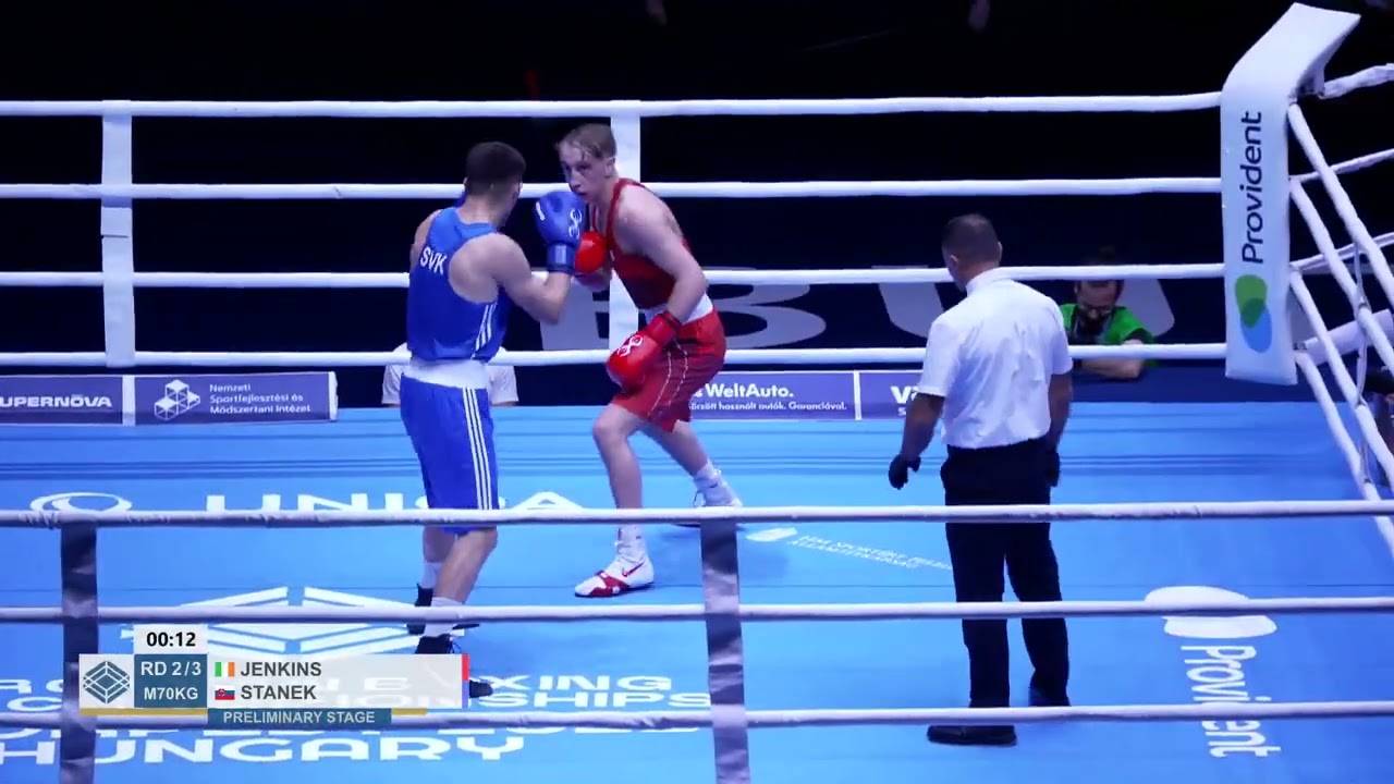 Ryan Jenkins (IRL) vs. Adolf Staněk (SVK) European U23 Championships 2025 (70kg)