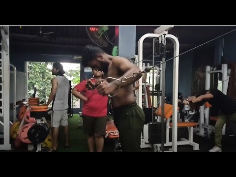 Gym in India. Strong indian guys show their power.