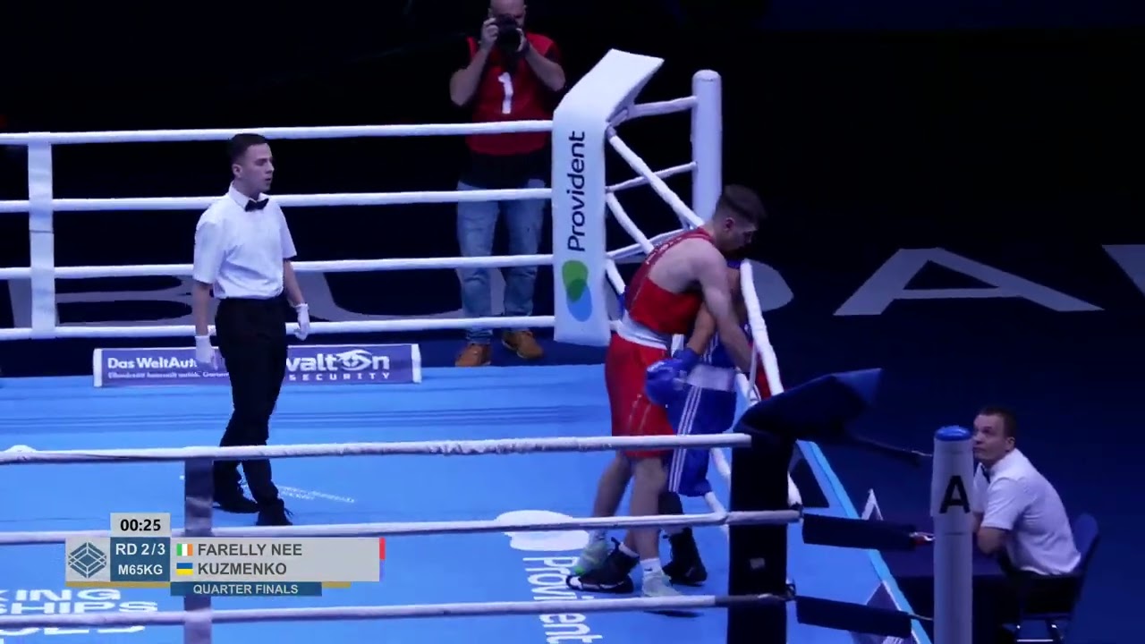 Roy Colgan (IRL) vs. Artur Kuzmenko (UKR) European U23 Championships 2025 QF's (65kg)