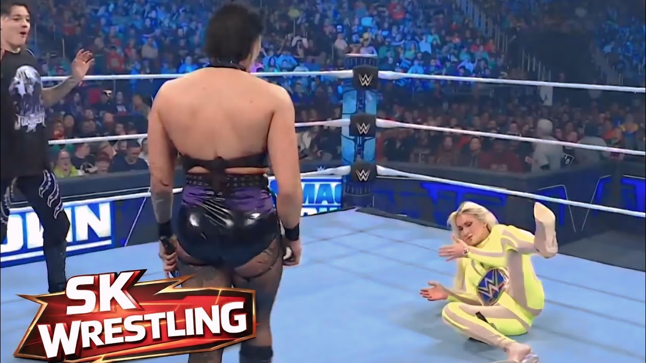 Rhea Ripley vs Charlotte Flair woman wrestling #wwe #wrestlingfuture #livforever#livmorgan#wrestling