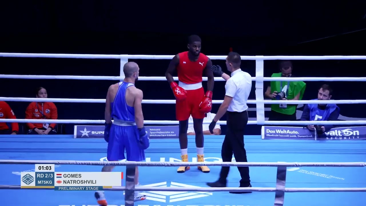 Giorgi Natroshvili (GEO) vs. Jenairo Gomes (NED) European U23 Championships 2025 (75kg)