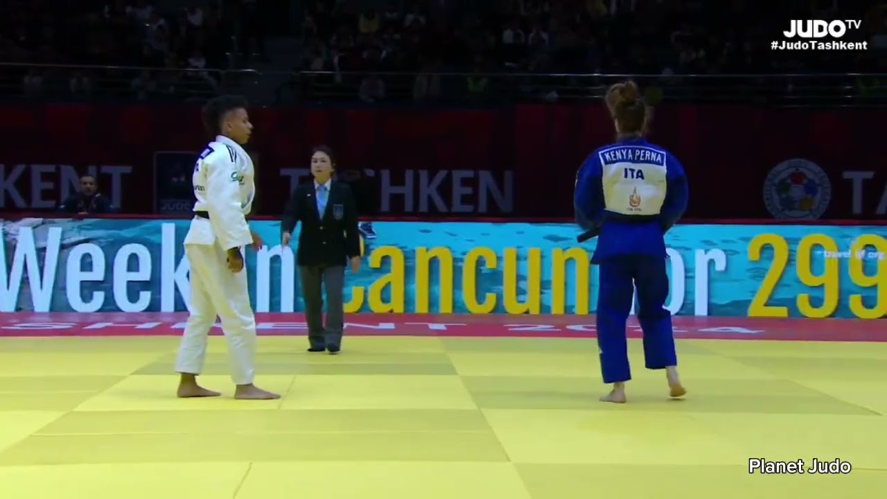 Amandine BUCHARD 🇫🇷 🆚️ Kenya PERNA 🇮🇹 | 1/16финала/-52кг | Большой Шлем Ташкент 2024