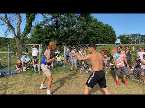 MMA FIGHTER GETS TAPPED OUT BY A BOXER IN 30 SECONDS