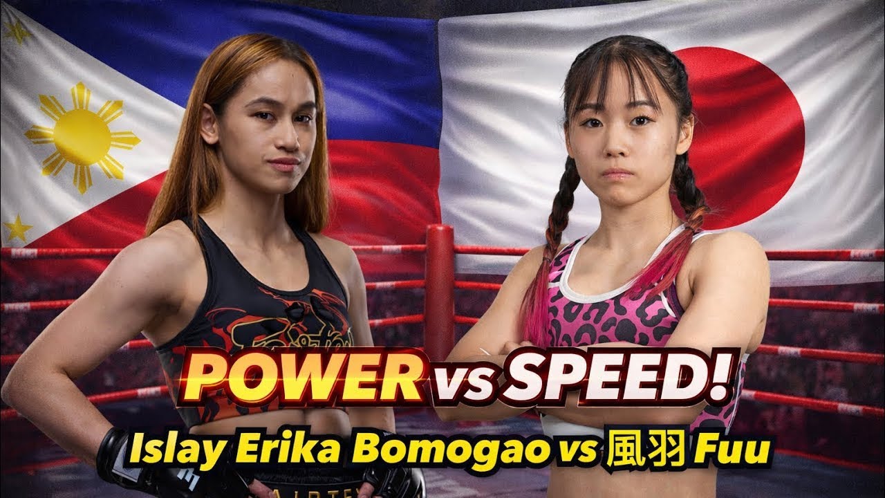 นักมวยหญิงที่น่ารักที่สุด ในONE Islay Erika Bomogao vs 風羽 Fuu