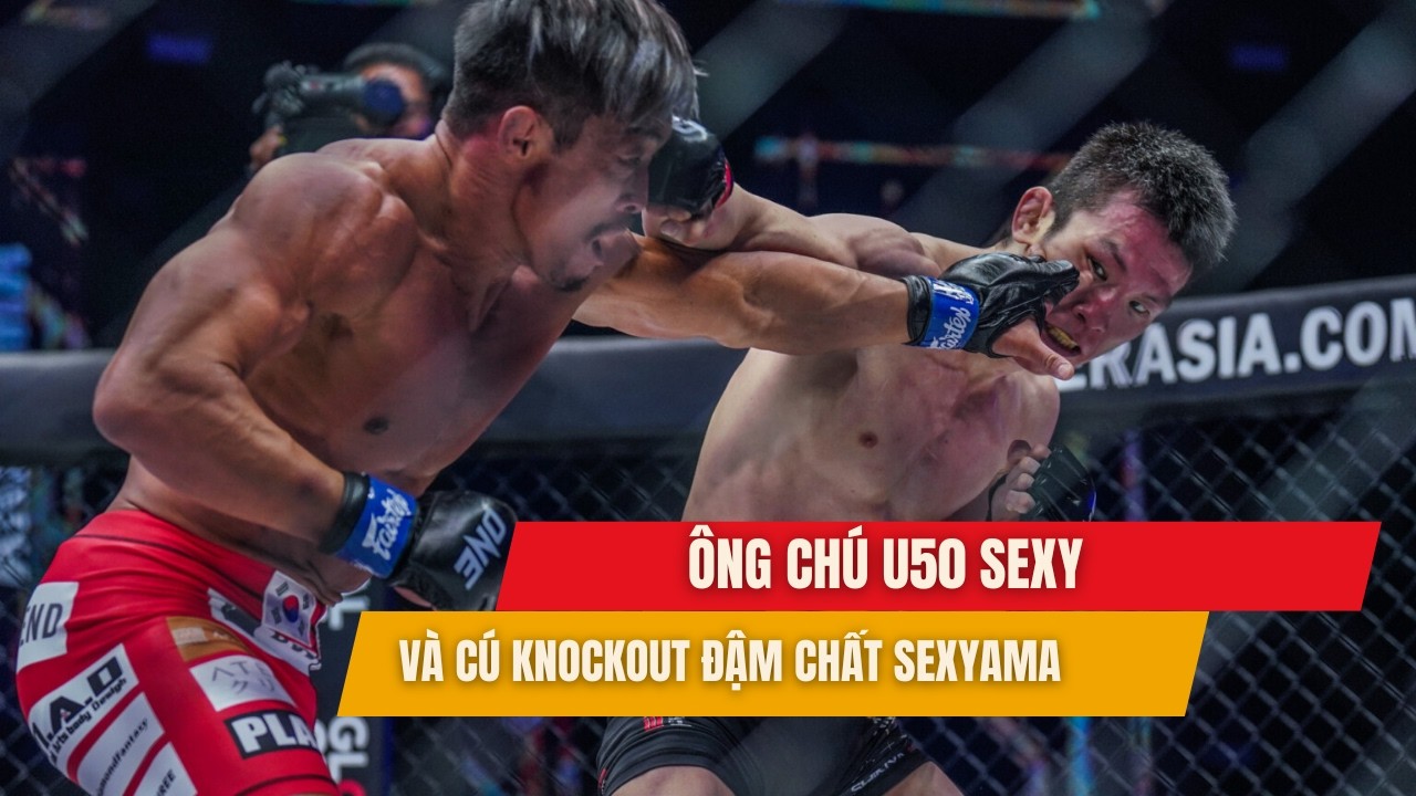 Ông chú U50 Sexyama hạ gục đối thủ: Pha đo ván sexy nhất ONE Championship