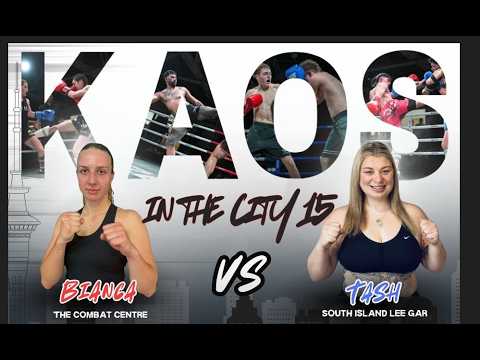 KAOS IN THE CITY 15 BOXING EVENT: TASH TUUTA vs BIANCA KOPER
