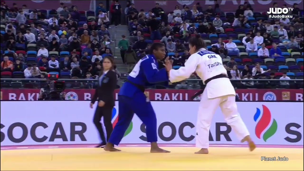 Elisavet TELTSIDOU 🇬🇷 🆚️ Marie EveGAHIE 🇫🇷 | полуфинал/-70кг | Большой Шлем Баку 2024