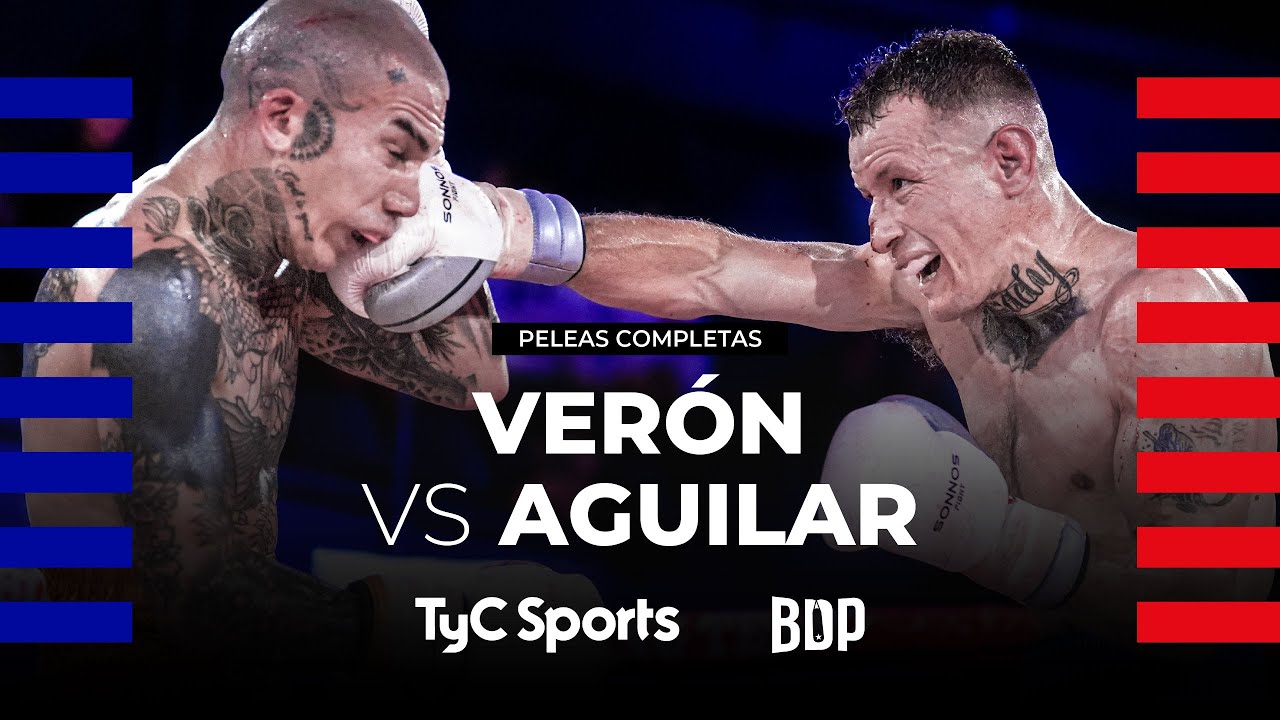 Bráian Verón vs. Cristian Aguilar - Boxeo de Primera Promocional - TyC Sports