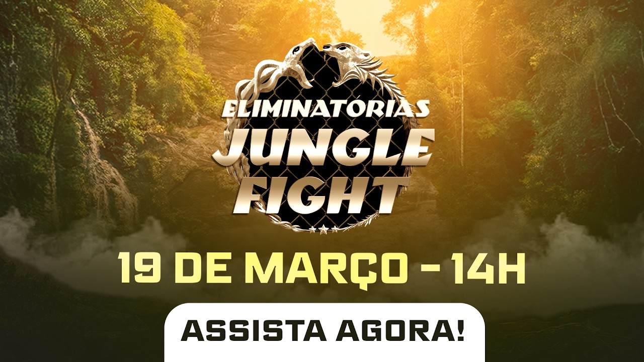 ELIMINATÓRIAS JUNGLE FIGHT - AO VIVO - MAGÉ - RJ