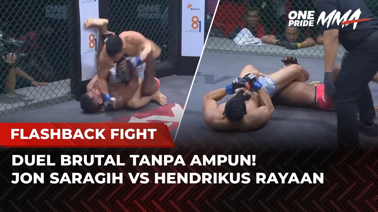 TANPA AMPUN‼️Pertandingan Keras Jon Saragih vs Hendrikus Rayaan | Flashback Full Fight One Pride MMA