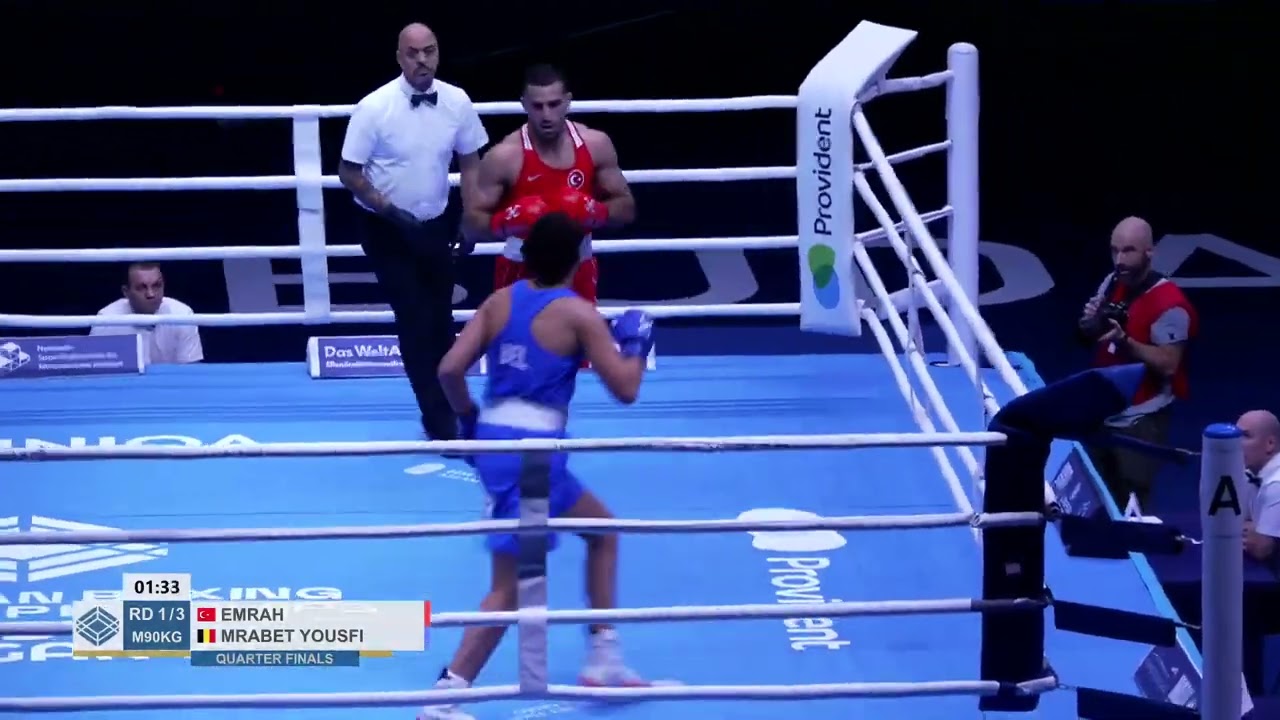 Emrah Yaşar (TUR) vs. Mohamed M'Rabet Yousfi (BEL) European U23 Championships 2025 QF's (90kg)