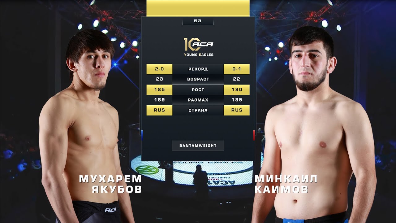 Мухарем Якубов vs. Минкаил Каимов | Mukharem Yakubov vs. Minkail Kaimov | ACA YE 53