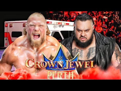 Brock Lesnar vs Bronson Reed Full Match WWE Crown Jewel Pert 2K25 - The Beast vs Tribe Thief
