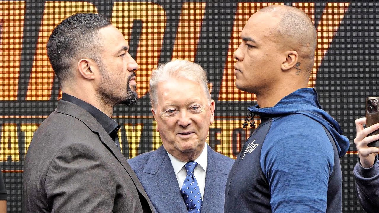 Joseph Parker vs Fabio Wardley FACE OFF | Heavyweight Showdown at The O2 London | DAZN Boxing