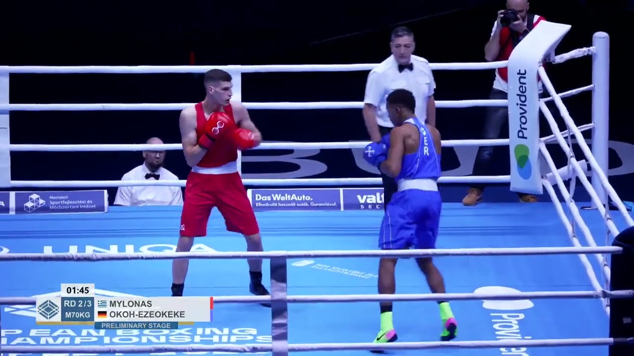 Zacharias Mylonas (GRE) vs. Chukwuka Okoh-Ezeokeke (GER) European U23 Championships 2025 (70kg)