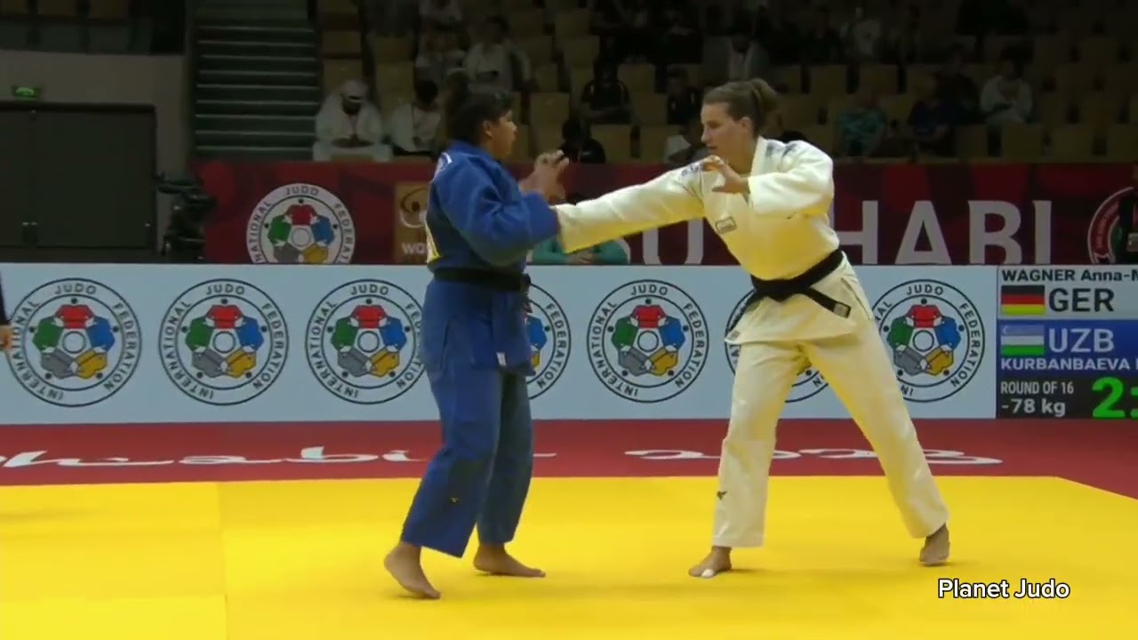 Anna-Maria WAGNER 🇩🇪 🆚️ Iriskhon KURBANBAEVA 🇺🇿 | 2 раунд /-78кг | Большой Шлем Абу-Даби 2023