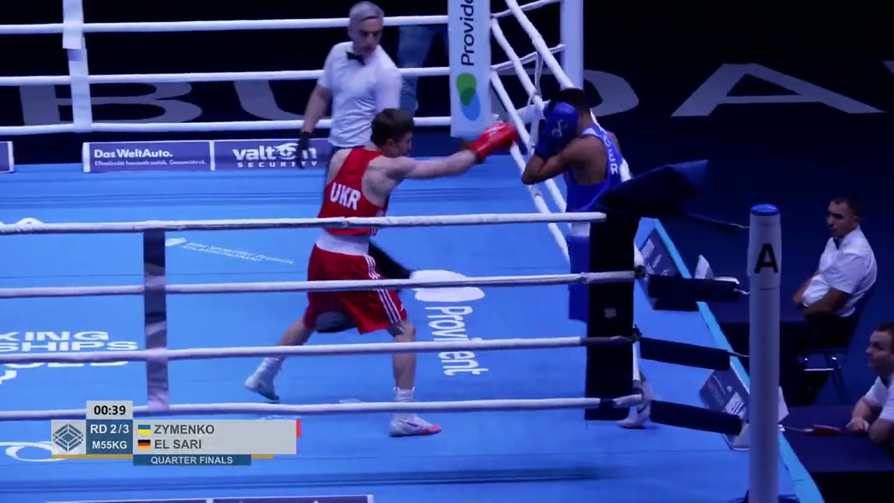 Maksym Zymenko (UKR) vs. Ali El Sari (GER) European U23 Championships 2025 QF's (55kg)