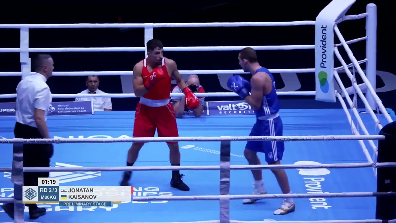 Artur Kaisanov (UKR) vs. Jonatan Barshi (ISR) European U23 Championships 2025 (80kg)