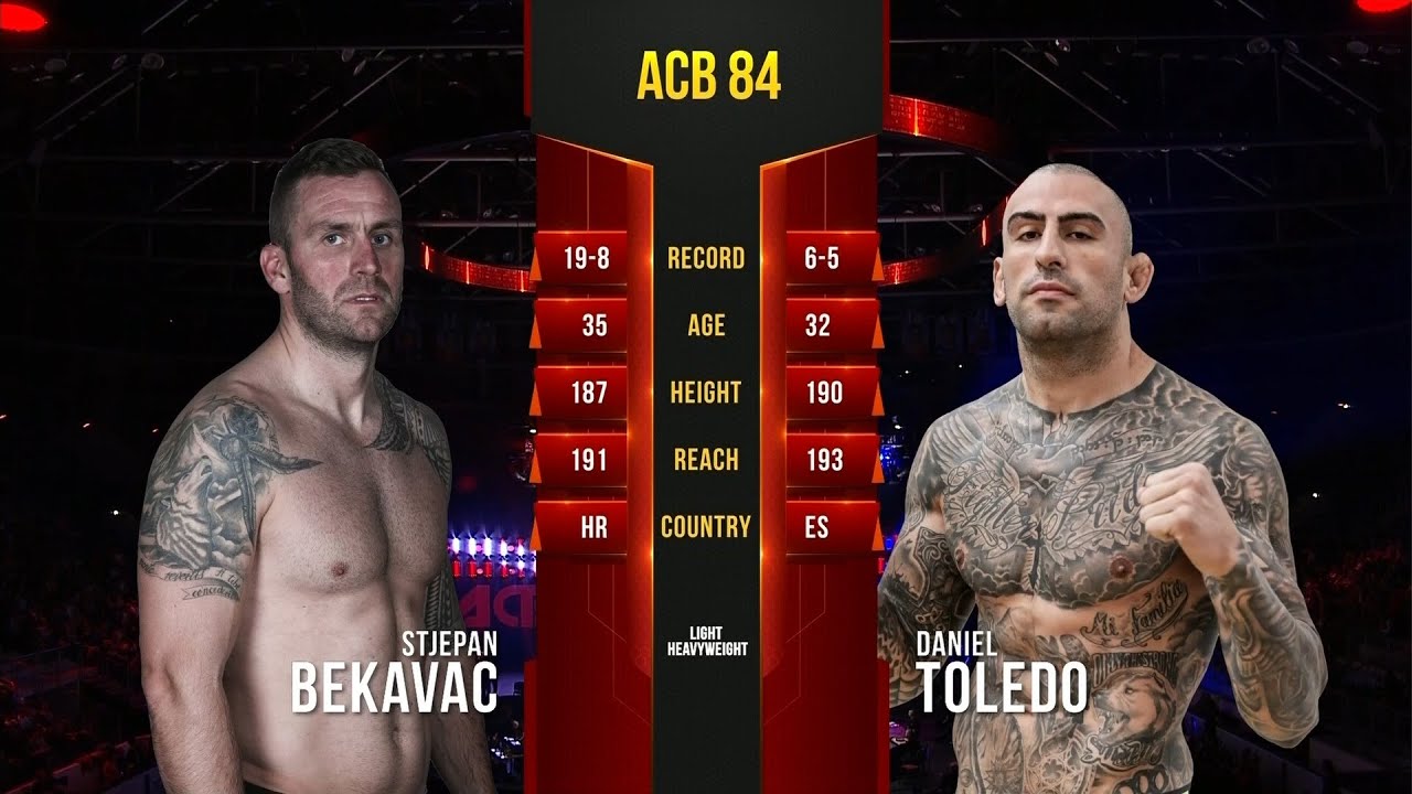Степан Бекавач vs. Даниэль Толедо | Stjepan Bekavac vs. Daniel Toledo | ACB 84