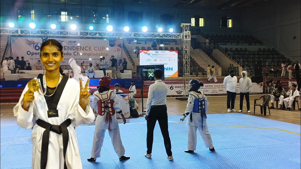 42kg Girls Taekwondo Final Match | Vanshika vs Gargi | Jaipur Independence Cup Taekwondo 2025
