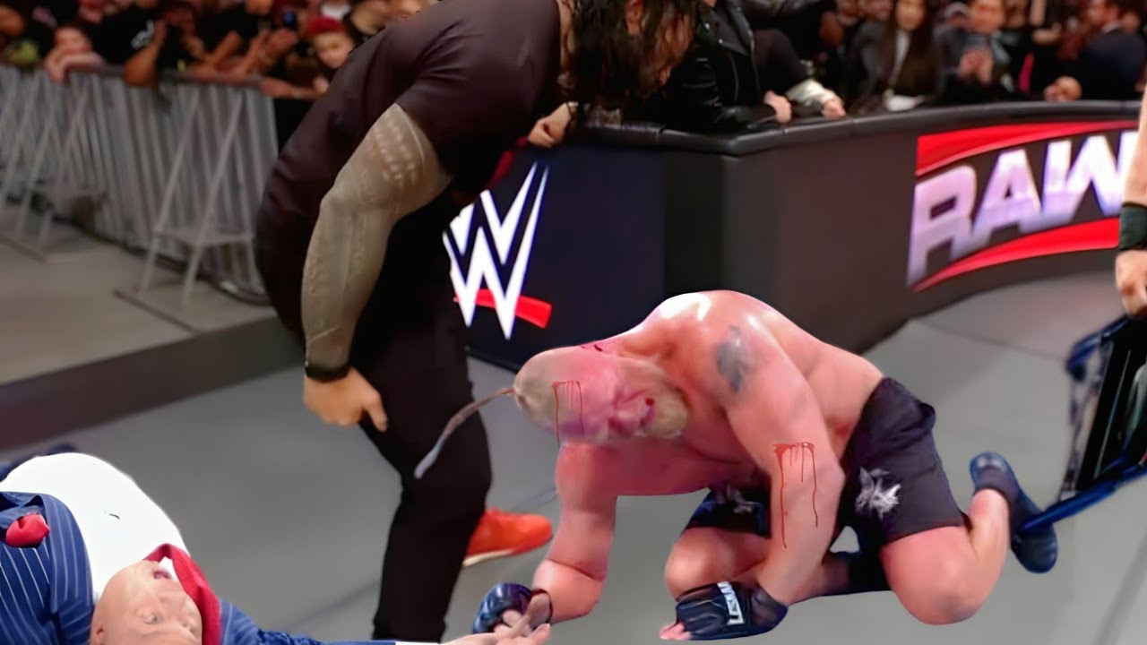 WWE , 2026 | Roman Reigns suddenly arrives and angrily attacks Brock Lesnar. review 