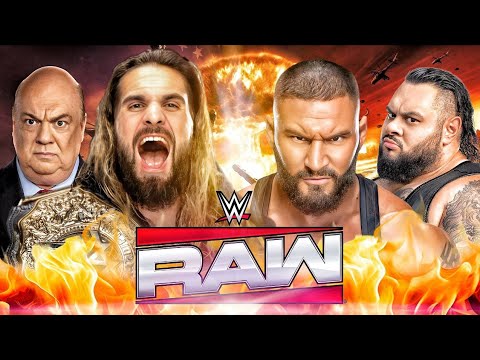 Seth Rollins vs Bron Breakker & Bronson Reed WWE RAW NETFLIX 2K25 - The Visionary vs The Big Dog