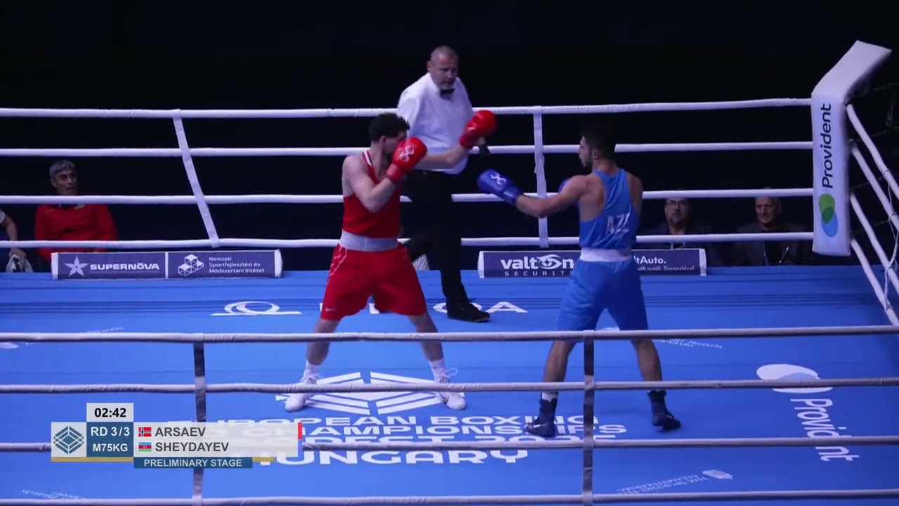 Adam Arsaev (NOR) vs. Farhad Sheydayev (AZE) European U23 Championships 2025 (75kg)